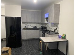 Стол Центавр 120(160)х70х75 файерстоун / черный матовый фото покупателя 29