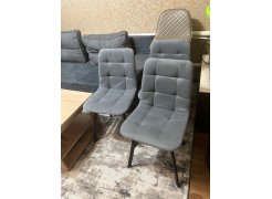 Стул на металлокаркасе Чилли светло-серый / черный фото покупателя 553