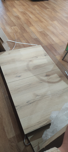 Стол раскладной Лота Лофт 120 25 мм юта / черный матовый фото покупателя 1021