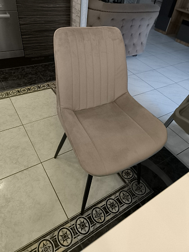 Стул на металлокаркасе Седа К кирпичный / черный фото покупателя 314