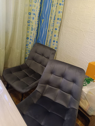 Стул на металлокаркасе Стронг темно-серый / черный фото покупателя 21