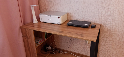 Письменный стол Битти Лофт 116х60х75 креатель / черный матовый фото покупателя 62