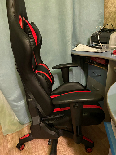 Компьютерное кресло Blok light blue / black фото покупателя 7