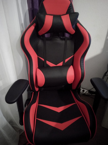 Компьютерное кресло Racer черное / красное фото покупателя 52