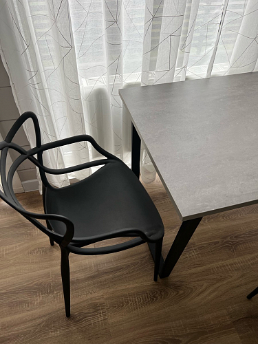 Деревянный стол Лота Лофт 140х80 дуб крафт табачный / черный матовый фото покупателя 587