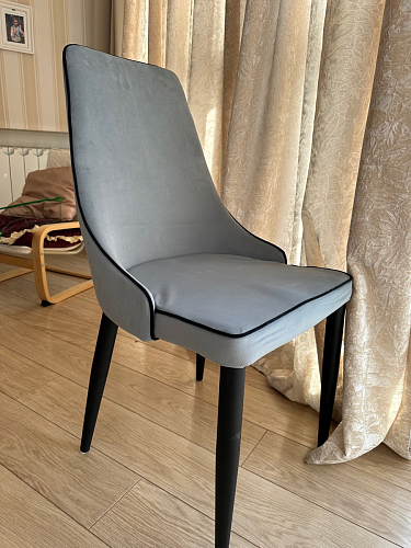 Стул на металлокаркасе Kora beige / black фото покупателя 284