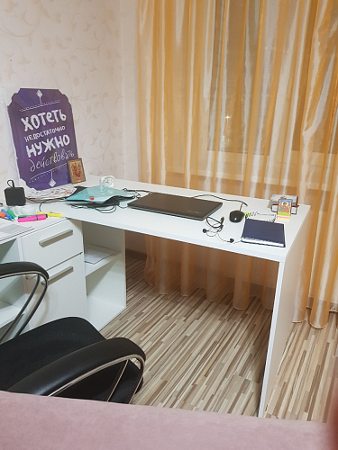 Письменный стол Лайт 03.245F белый гладкий 101 фото покупателя 10