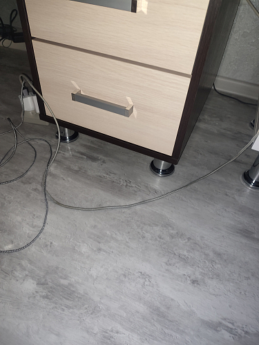 Стол компьютерный Джаз-15 белый правый фото покупателя 4