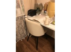 Стул на металлокаркасе Gabi 1 light purple / black фото покупателя 785