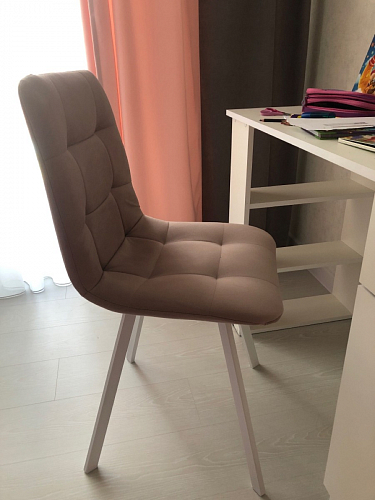 Стул на металлокаркасе Чилли черный / зеленый фото покупателя 712