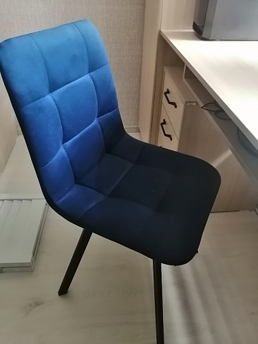 Стул на металлокаркасе Чилли зеленый / белый каркас фото покупателя 644