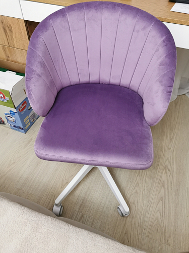 Компьютерное кресло Пард экокожа белый фото покупателя 83