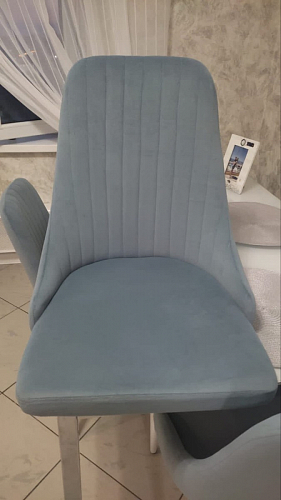 Стул на металлокаркасе Kora gray / black фото покупателя 156