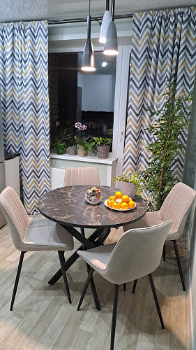 Стул на металлокаркасе Седа К кирпичный / черный фото покупателя 278