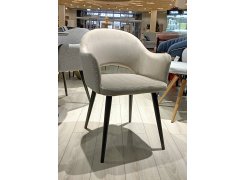 Стул на металлокаркасе Bruno жаккард латте из шоурума 1