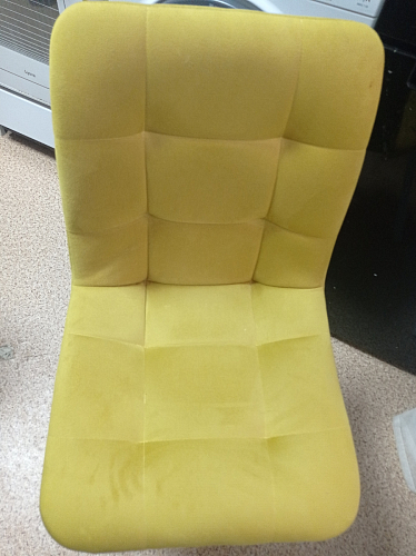 Стул на металлокаркасе Чилли синяя ткань / белый фото покупателя 107