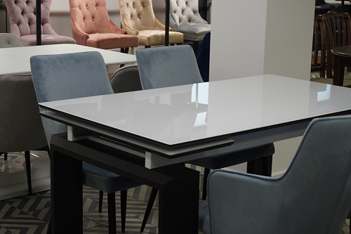 Стул на металлокаркасе Benza purple fabric из шоурума 6