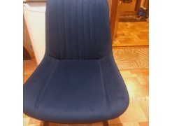 Стул на металлокаркасе Вейв светло-серый (hl 63) / 10К черный каркас фото покупателя 5