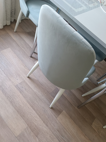 Стул на металлокаркасе Kora light purple / black фото покупателя 256