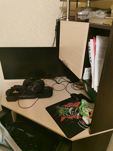 Стол компьютерный Джаз-18 дуб сонома фото покупателя 2