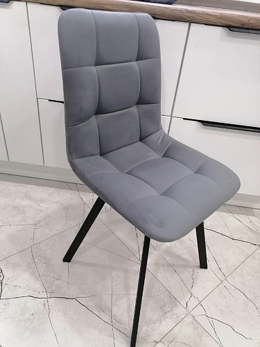 Стул на металлокаркасе Чилли синий / белый фото покупателя 1177