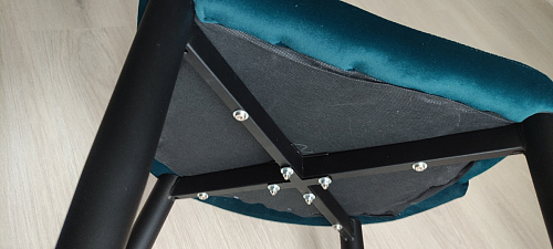 Стул на металлокаркасе Kora gray / black фото покупателя 273