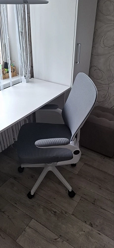 Компьютерное кресло Konfi light gray / white фото покупателя 13
