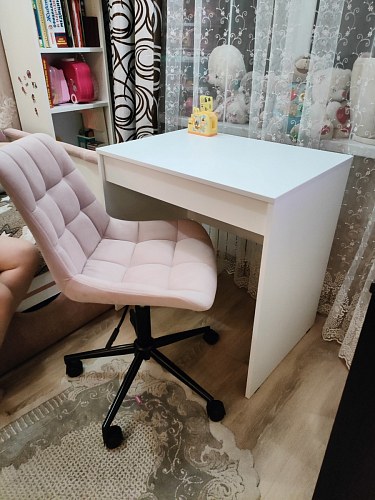 Компьютерное кресло Честер синий (velutto 46 ) / белый фото покупателя 23