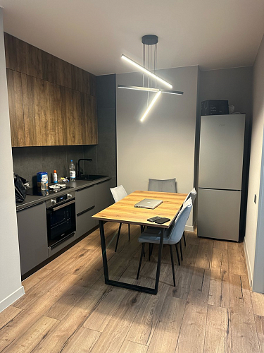 Стол раскладной Лота Лофт 120 25 мм юта / черный матовый фото покупателя 669