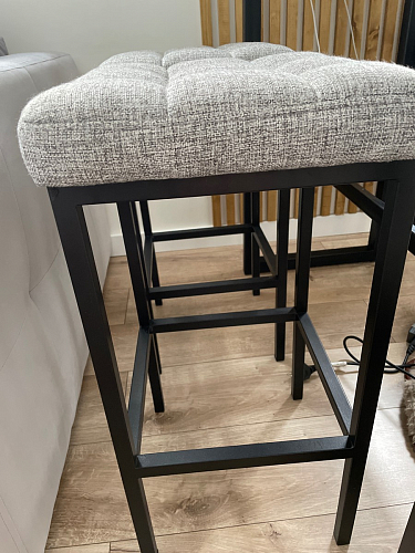 Полубарный стул Лофт мадера 20 / белый матовый фото покупателя 210