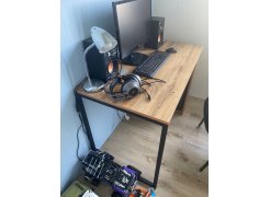 Письменный стол Фред Лофт черный матовый / дуб делано темный фото покупателя 5