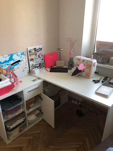 Письменный стол Лайт 03.245F белый гладкий 101 фото покупателя 64