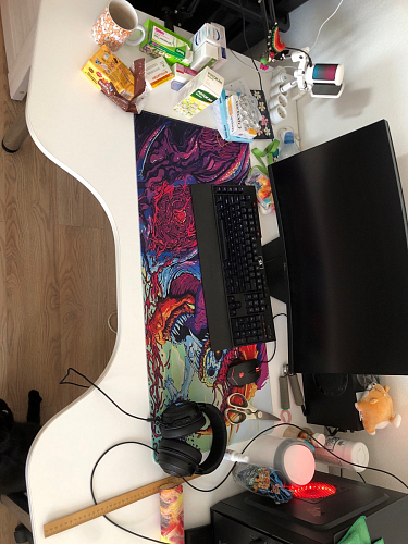 Компьютерный стол КСТ-116 белый фото покупателя 3