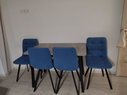 Стул на металлокаркасе Чилли бежевый / белый каркас фото покупателя 1329