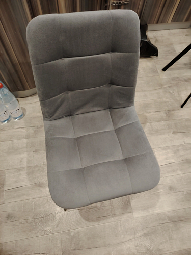 Стул на металлокаркасе Чилли К черный / зеленый фото покупателя 517