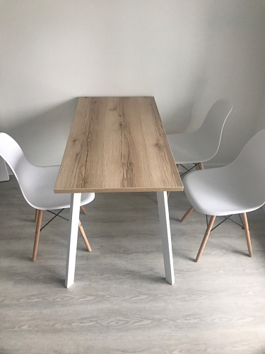 Стол Тринити Лофт 120 25 мм черный матовый / юта фото покупателя 154