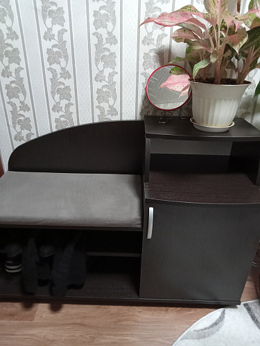 Тумба для обуви Хит венге - Уцененный экземпляр фото покупателя 5