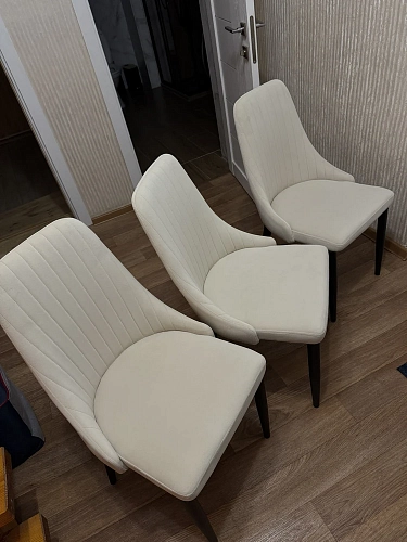 Стул на металлокаркасе Kora white / gray фото покупателя 31