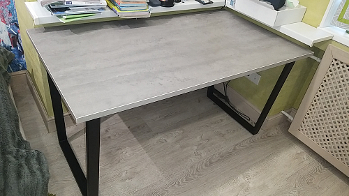 Деревянный стол Лота Лофт 120x75 дуб крафт табачный / черный матовый фото покупателя 1027