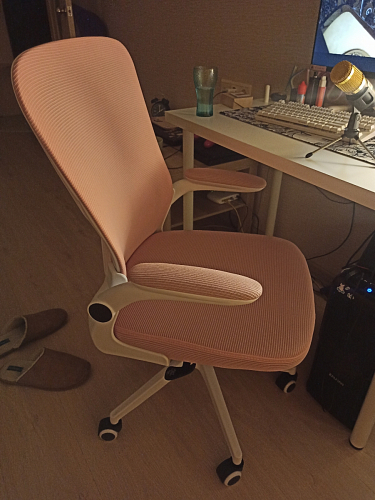 Компьютерное кресло Konfi gray / blue / white фото покупателя 134