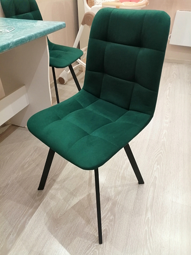 Стул на металлокаркасе Чилли синий / белый фото покупателя 1069