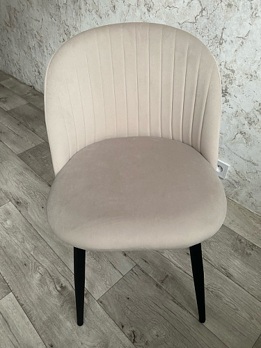 Стул на металлокаркасе Gabi latte / gold / black фото покупателя 290