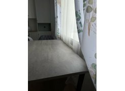 Стол Лота Лофт 140 25 мм черный матовый / бетон фото покупателя 125