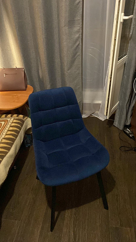 Стул на металлокаркасе Челси бежевый / белый каркас фото покупателя 57