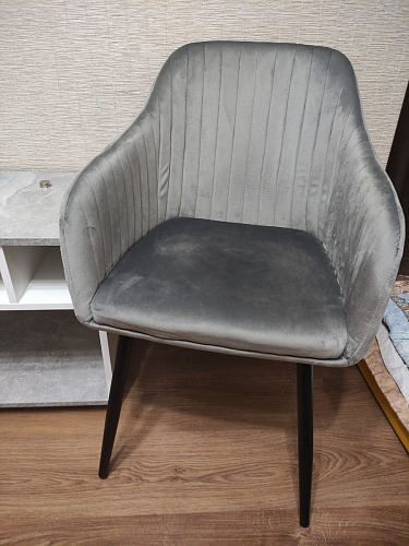 Стул на металлокаркасе Slam dark beige фото покупателя 72