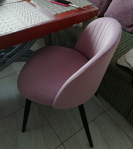 Стул на металлокаркасе Gabi gray / black фото покупателя 874