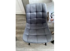 Стул на металлокаркасе Челси латте / черный фото покупателя 88