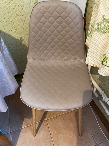 Стул на металлокаркасе Capri голубой фото покупателя 84