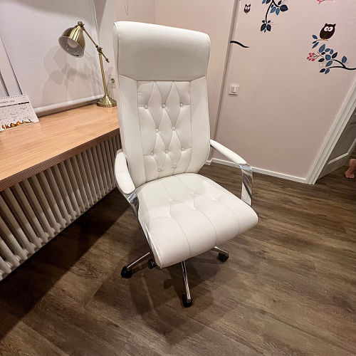 Компьютерное кресло Sarabi белое фото покупателя 1