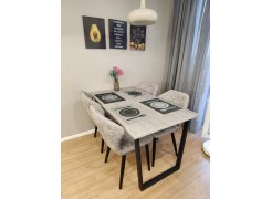 Стол Лота Лофт 140 25 мм юта / белый матовый фото покупателя 932